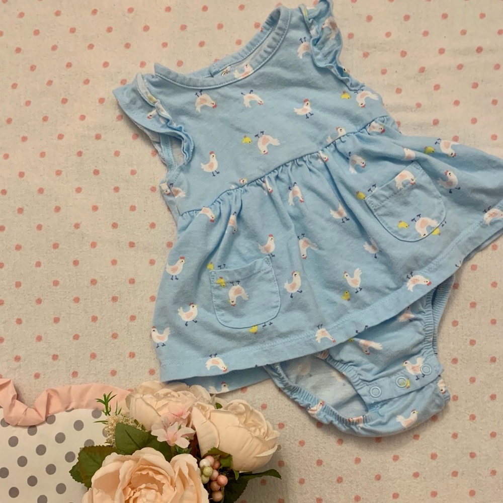 5️⃣🎉🐓Carter onesie dress🐓